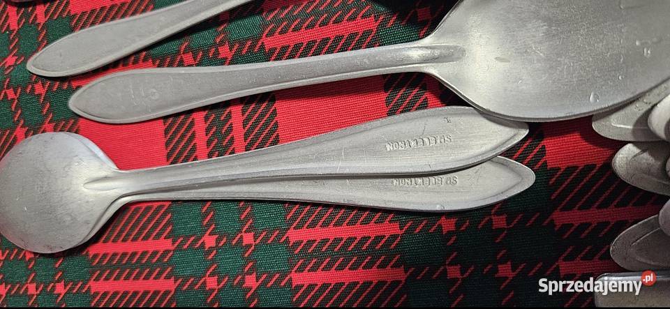 SztućceNoweŁyźka widelec z PRLAluminium Sp Barlinek