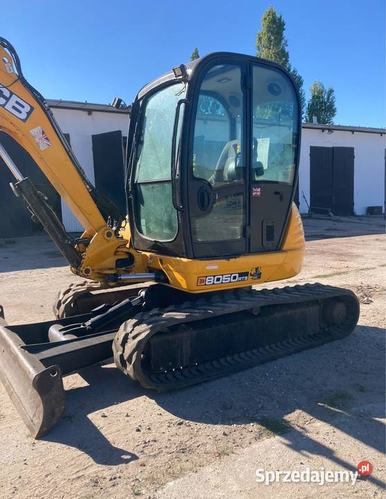 Koparka gąsienicowa MIDI JCB 8050 rts 3 łyżki 3130h wielkopolskie Oborniki