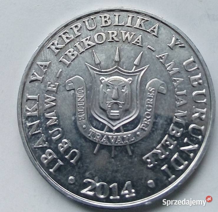 BURUNDI5 FRANCS2014 r Legionowo