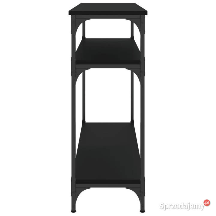 Stolik konsolowy czarny 100x29x75 WM834035 Warszawa