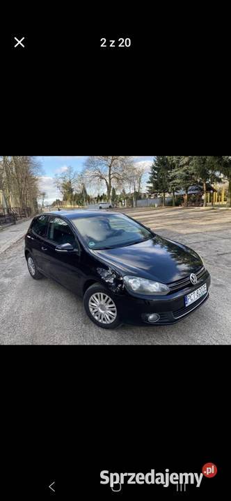 Golf VI 16 TDI 2011 r DSG Kostrzyn nad Odrą