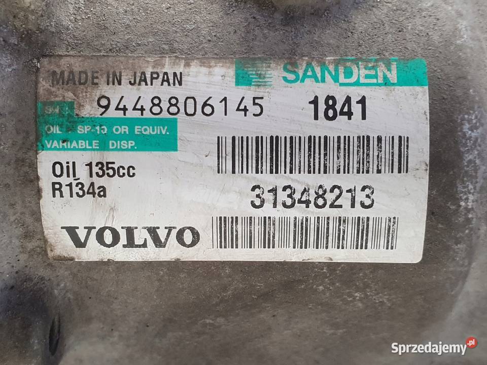 SPRĘŻARKA KLIMATYZACJI Volvo V60 S60 II 16 D2 Kompresory klimatyzacji Chełm