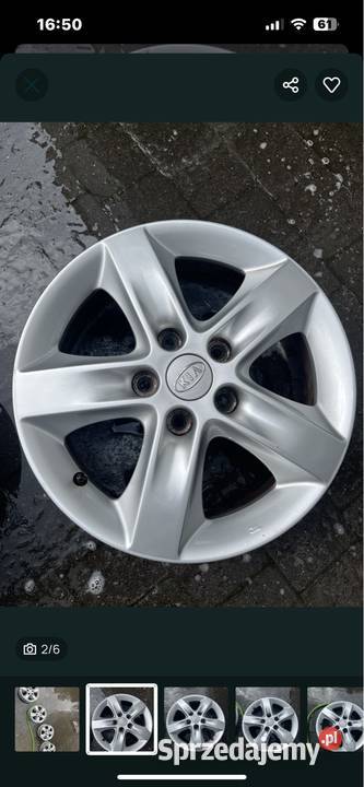 Felgi Kia Ceed 16 alusy aluminiowe Kia OE Łódź