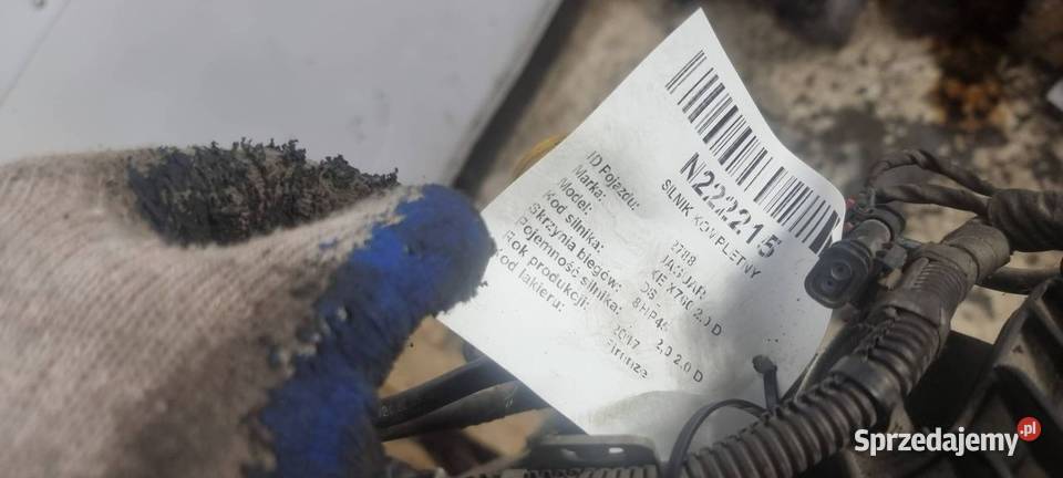 SILNIK KOMPLETNY JAGUAR XE X760 20 D 204DTD kujawsko-pomorskie Lipno