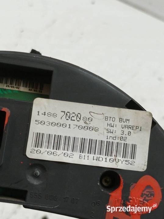 LICZNIK 1488702080 20 D Fiat Ulysse II 20022011 Liczniki i zegary sprzedam