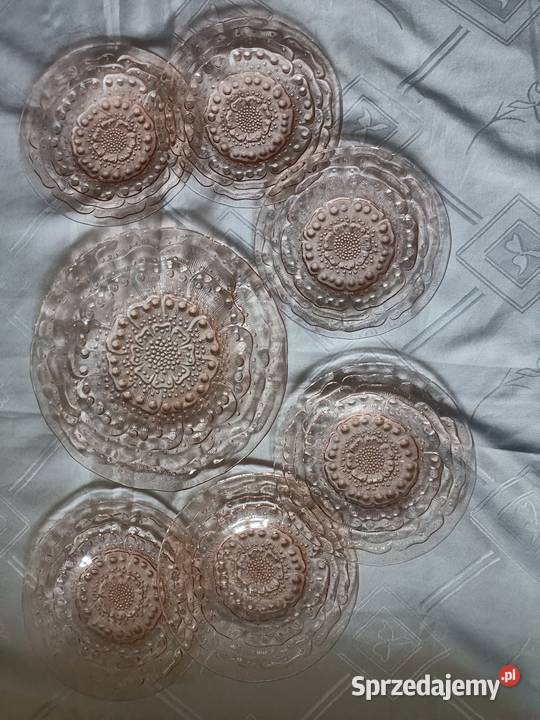 Komplet deserowy Flora Ząbkowice Porcelana i szkło Antyki, Sztuka, Kolekcje sprzedam