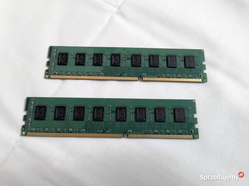 Zestaw 2 kości pamięci Kingston 2x2 GB łącznie 4 wielkopolskie