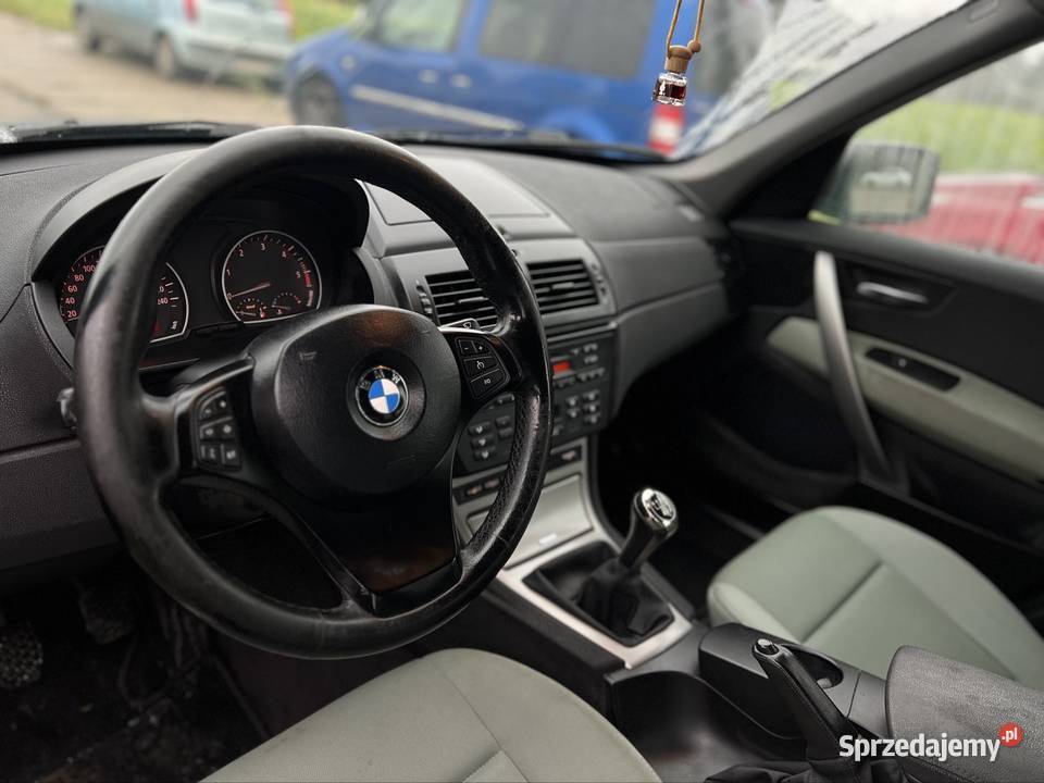 BMW X3 Xdrive na gwarancji diesel 2005 czarny Bielsko-Biała