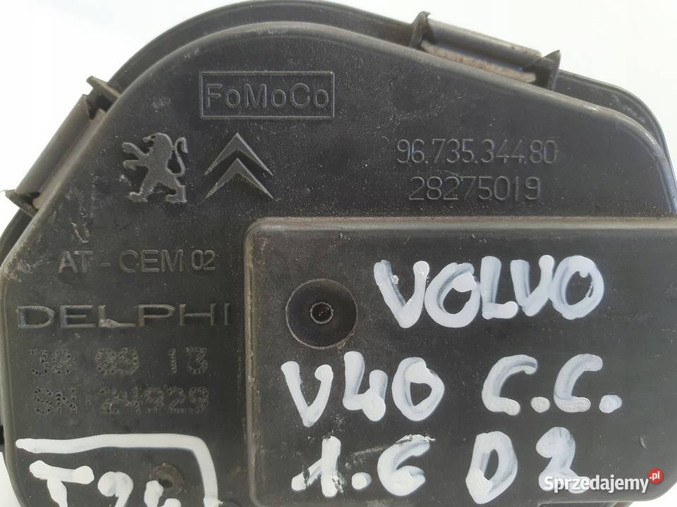 PRZEPUSTNICA Volvo V40 II 16 D2 9673534480 lubelskie Chełm sprzedam