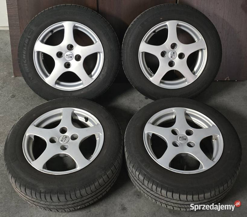 Kola Mzw R15 4x1143 z oponami zetnimi 195 60 r15