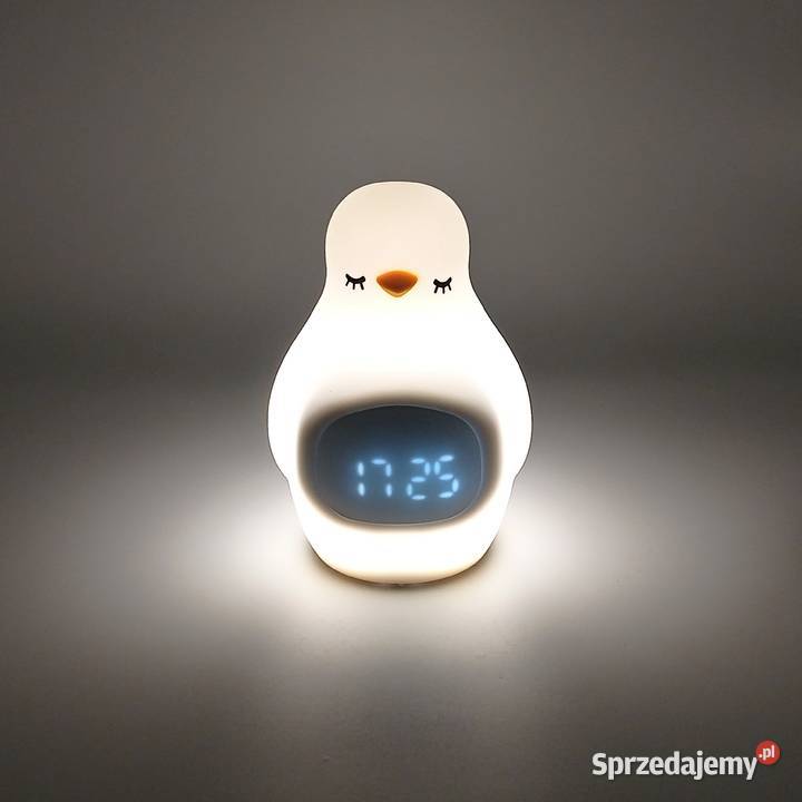 Lampka nocna zegar z budzikiem led dzieci Zawiercie sprzedam