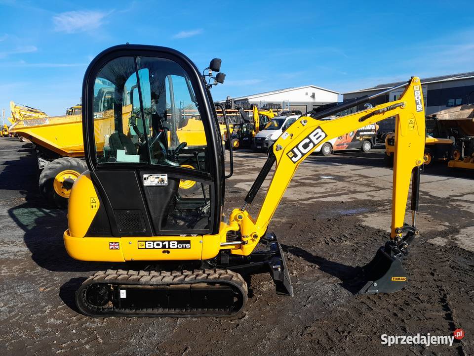 JCB 8018 2015R MINIKOPARKA 18 TONY CAT CUBOTA Krotoszyn