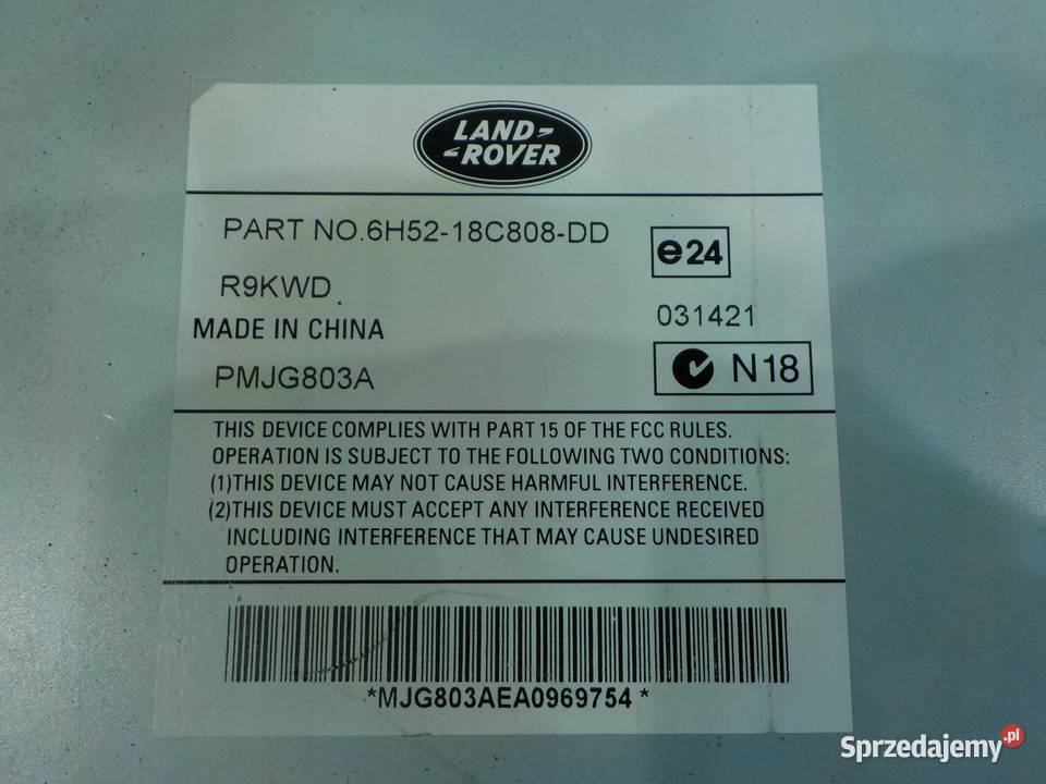 FREELANDER II LIFT 22 HSE AUT 11r 5D wzmacniacz osobowe Sprzęt audio fabryczny Suków