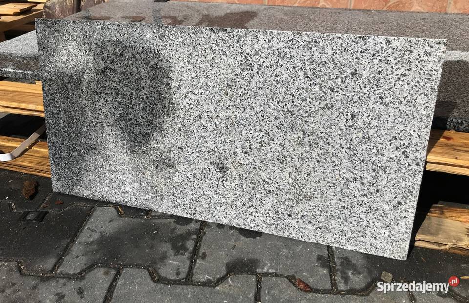 stopnica granitowa 150 szara 2 Granit stopień Zakopane