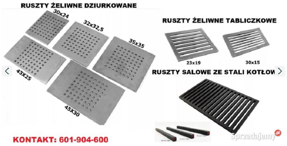 RUSZT RUSZTO ŻELIWNE DO KOMINKA NA DOWOLNY Skawina sprzedam