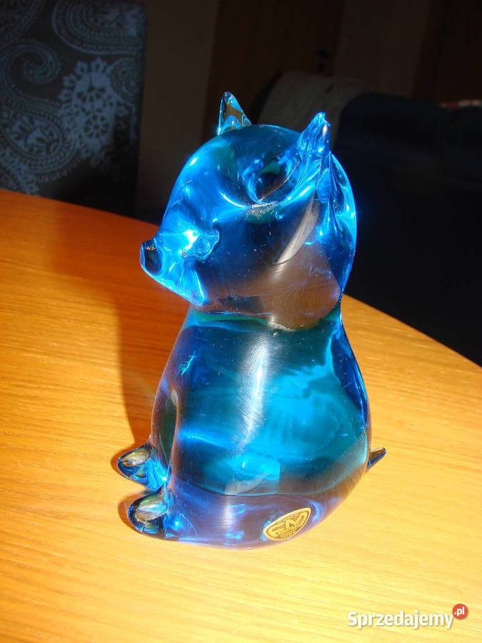 FM Konstglas szklany kot Pruszcz Gdański sprzedam