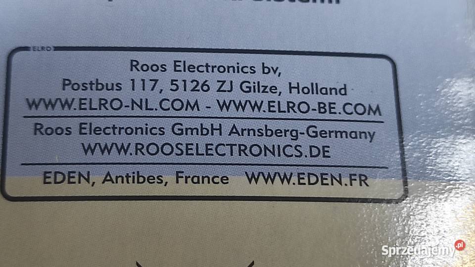 ELRO Wideo doorphone 24Ghz