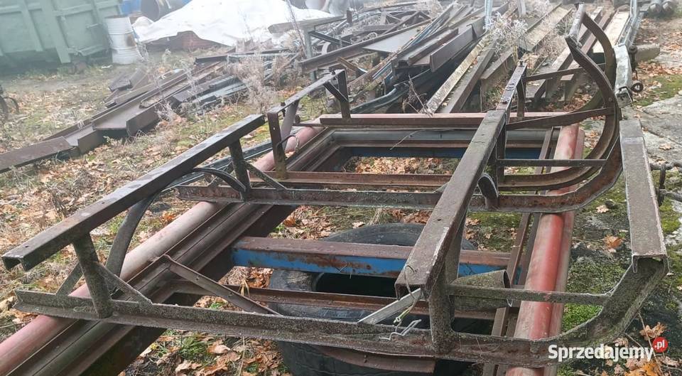 Sanie konne metalowe płozy rama stelaż Brodnica