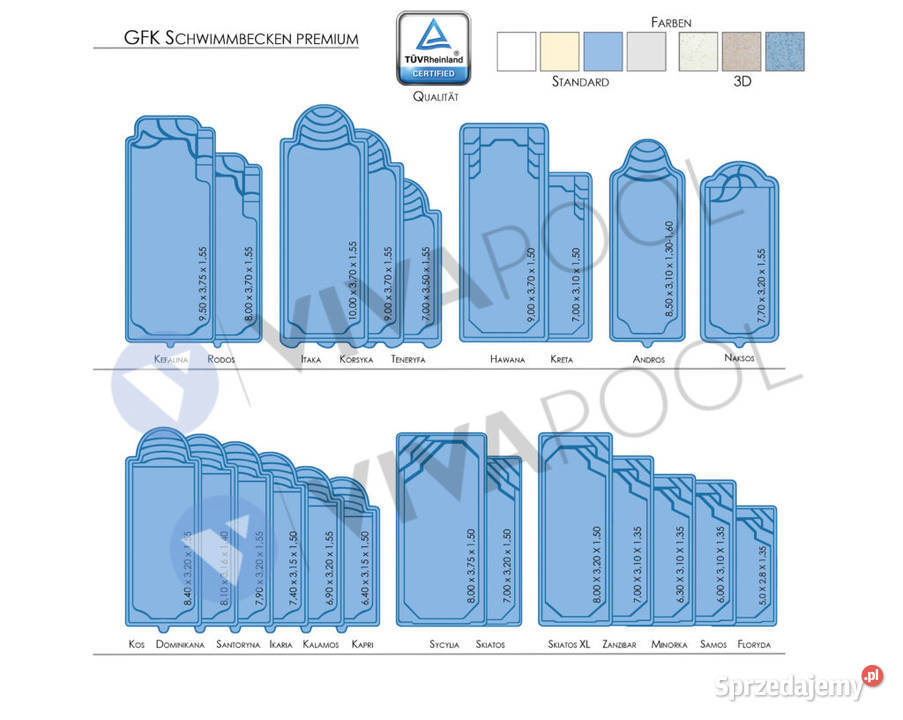 Basen ogrodowy 900 x 370 x 150 winyloestrowy sprzedam