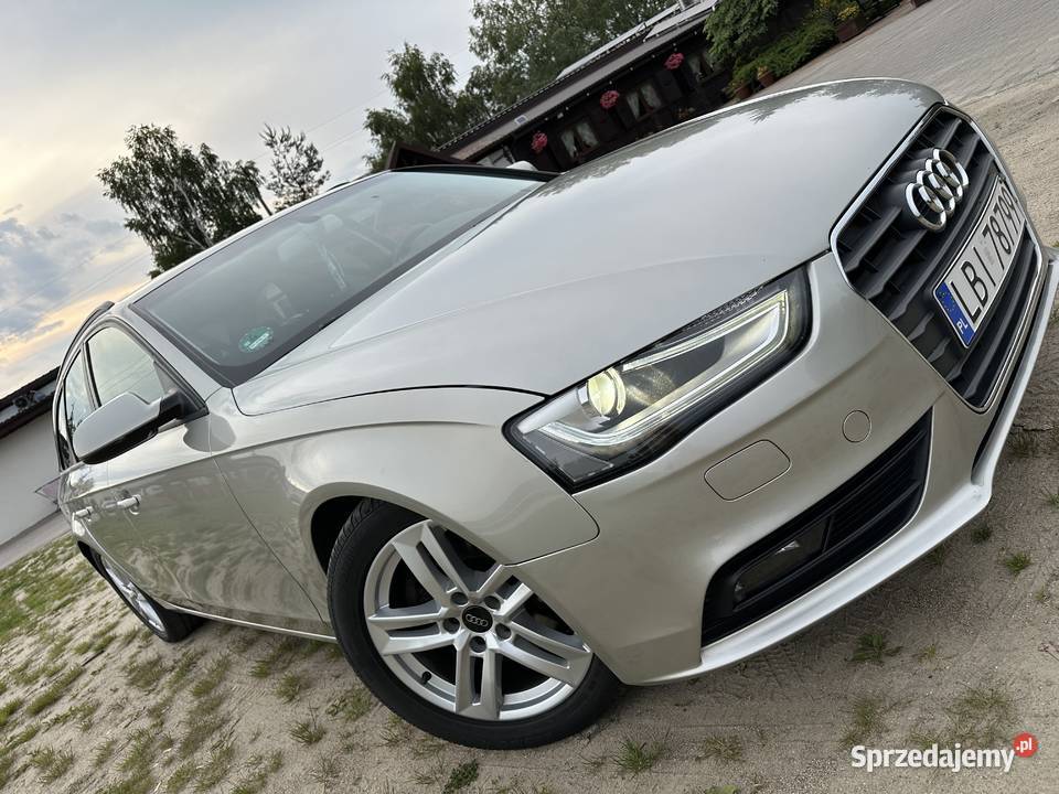 HIT AUDI A4 B8 2012 20 TDi 140 HP manual BiXenon lubelskie Międzyrzec Podlaski