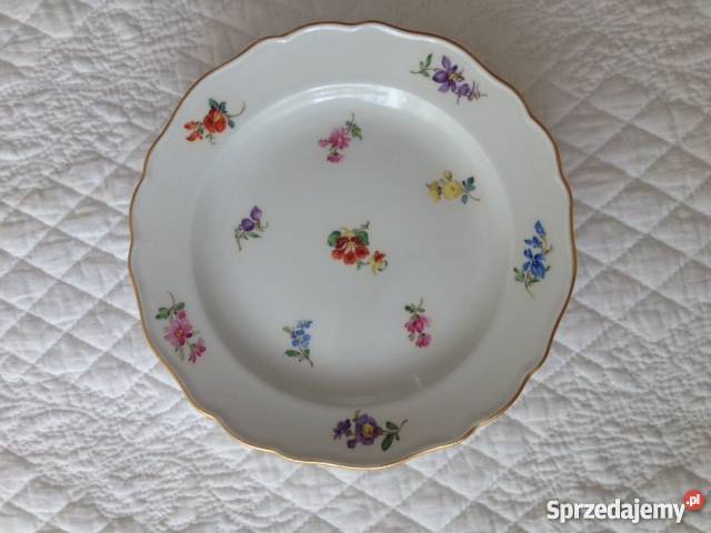 Talerzyk deserowy Miśniasygnatura Warszawa