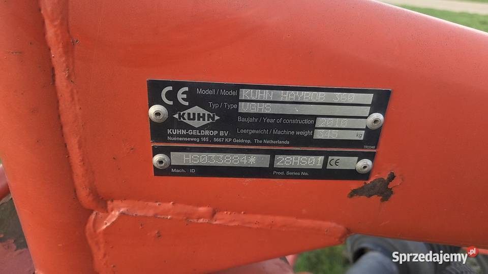 Kuhn haybob 360 zgrabiarka przetrzasarka świętokrzyskie