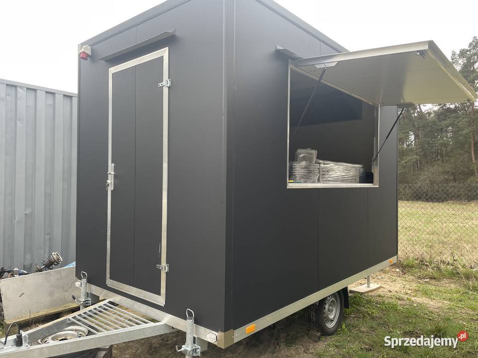 Przyczepa gastronomiczna 35m burgery NOWA wielkopolskie