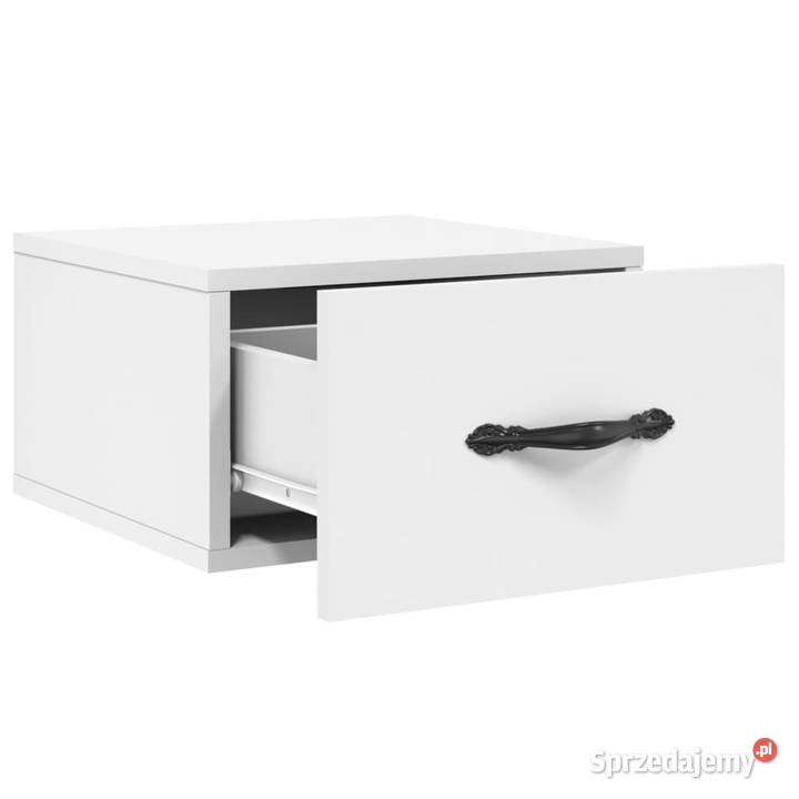 Wisząca szafka nocna biała 35x35x20 WM829804 mazowieckie Warszawa
