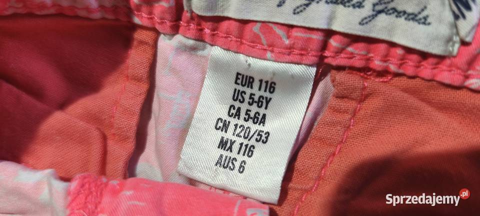 Spodenki Dziewczynki 116 Swarzędz