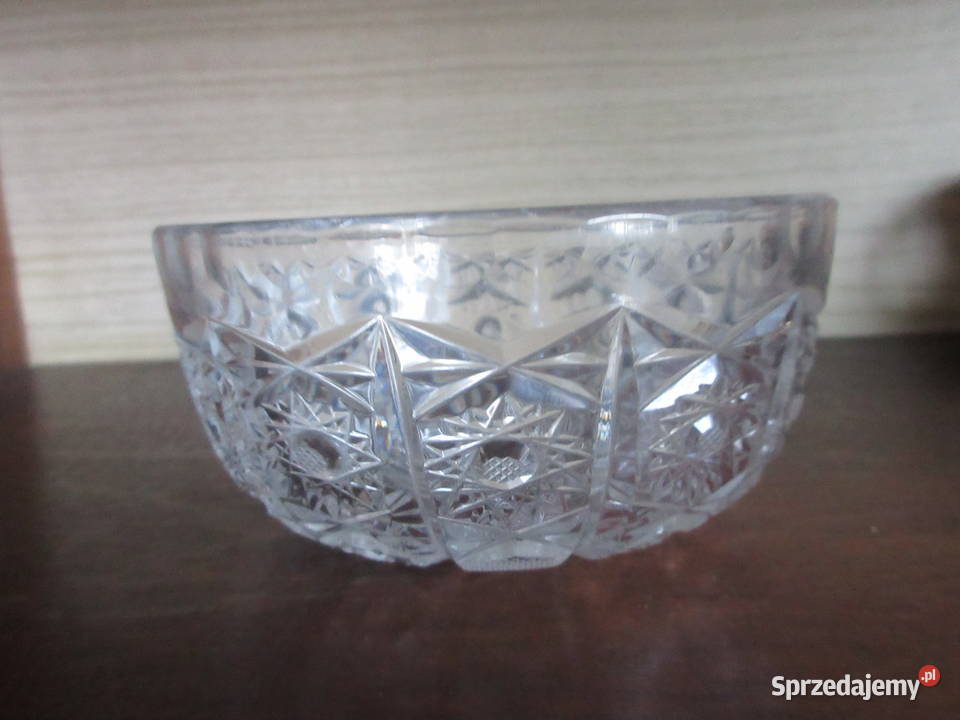 Ozdobne kryształy półmiski salterki wielkopolskie