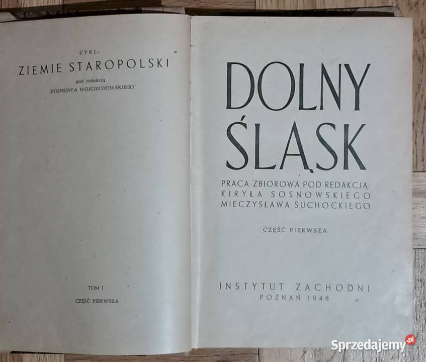 Dolny Śląsk część pierwsza Rok wydania 1948 Warszawa