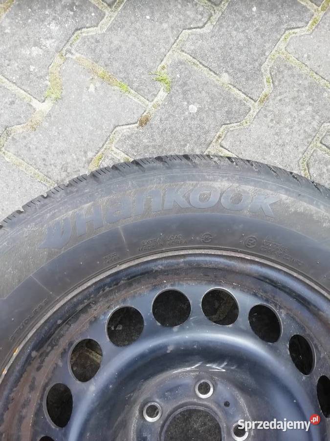 opony zimowe hankokfelgi stalowe 2156016R audivw Strzelno sprzedam