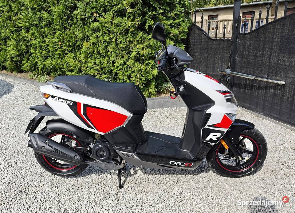 Skuter Orcal Arios R 50cc 102025r 900 Wtrysk LED Łask