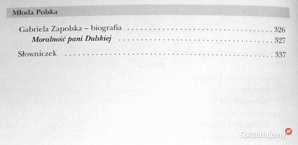 Powtórka z literatury 5 Młoda Polska Aldona Chełm sprzedam