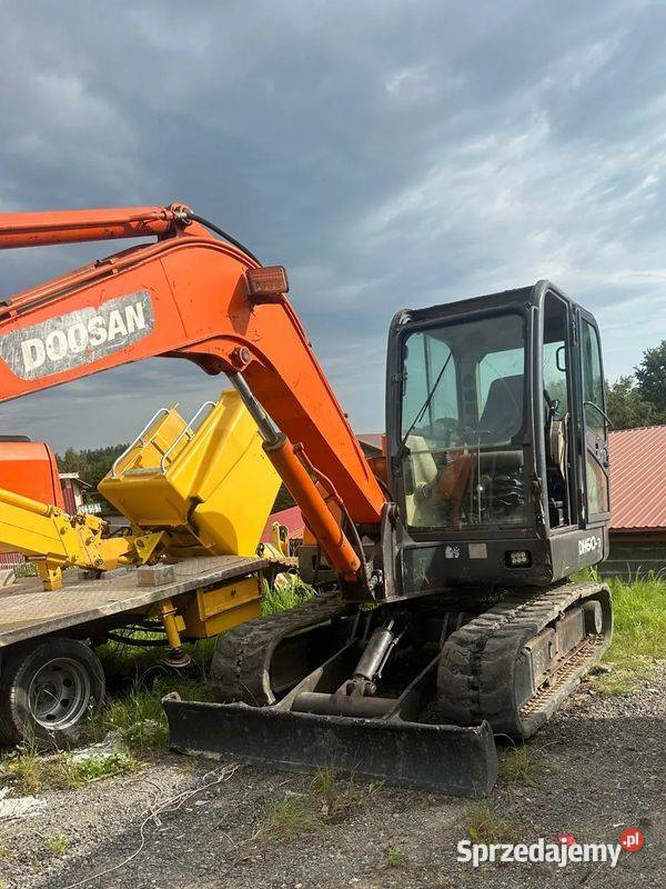 Minikoparka Gąsienicowa DOOSAN DH60 DH607 6 Ton Tymowa