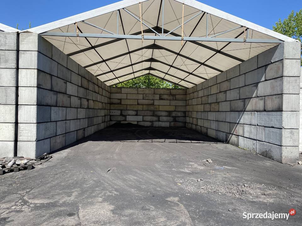 Hala z betonowych klocków lego Toruń