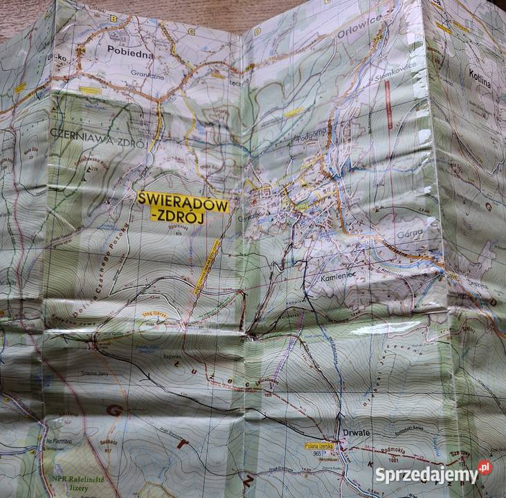 Góry Izerskie Izery 125 000 mapa turystyczna