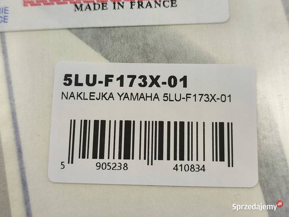 NAKLEJKA NA LEWY BOCZEK YAMAHA CW50 2000 sprzedam