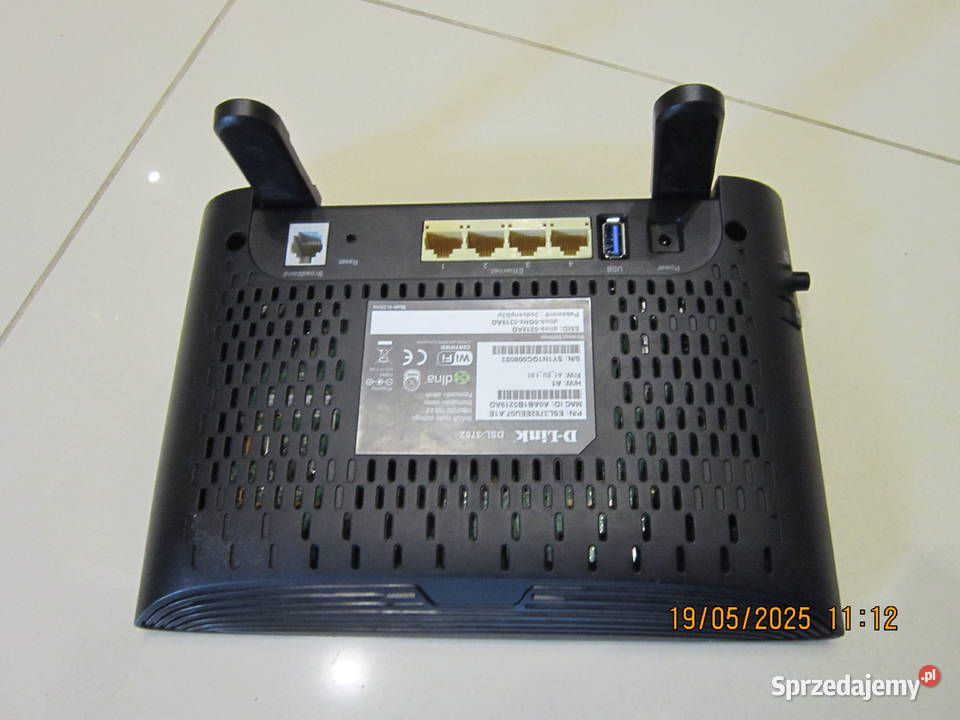 Router DLINK DSL3782 24 5 GHz Internet i komunikacja Warszawa