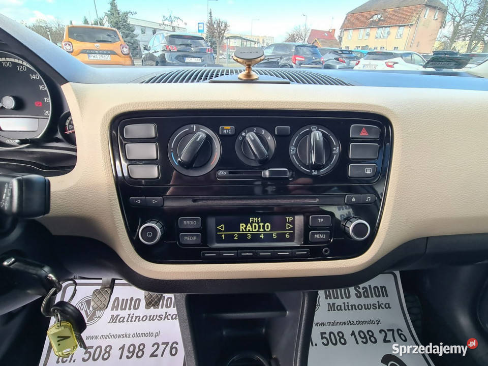 Volkswagen Up Salon 99 Klimatyzacja ElSzyby szary wielkopolskie Wągrowiec