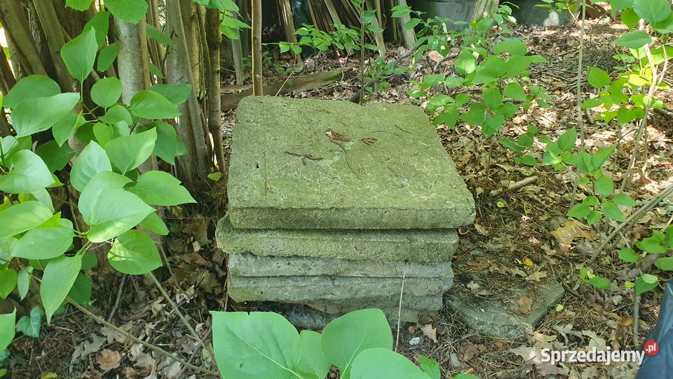 Płyty betonowe chodnikowe stare