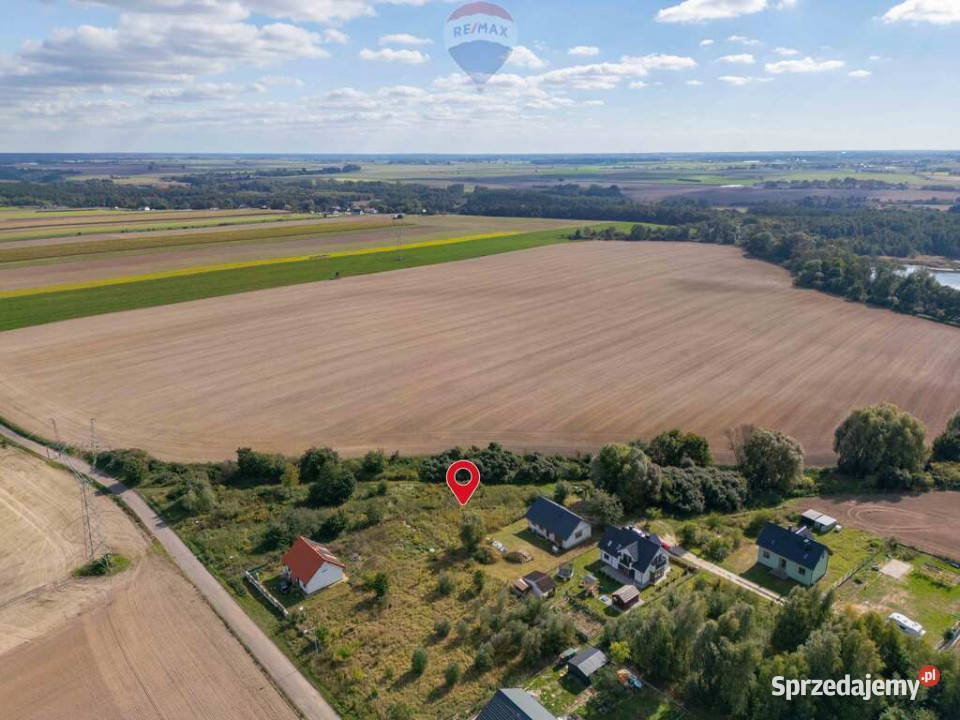 Działka budowlana koło Poznania jezioro i las Uzarzewo