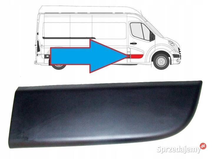 LISTWA DRZWI PRZÓD PRAWA MASTER MOVANO NV400 dolnośląskie Głogów