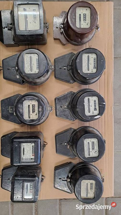 Licznik energii elektrycznej retro PRL Bełchatów