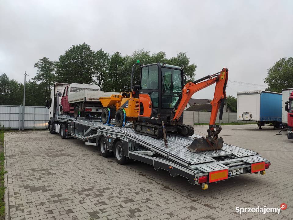 KONIN WYNAJEM MINIKOPARKA RĘBAK WOZIDŁO WALEC NA