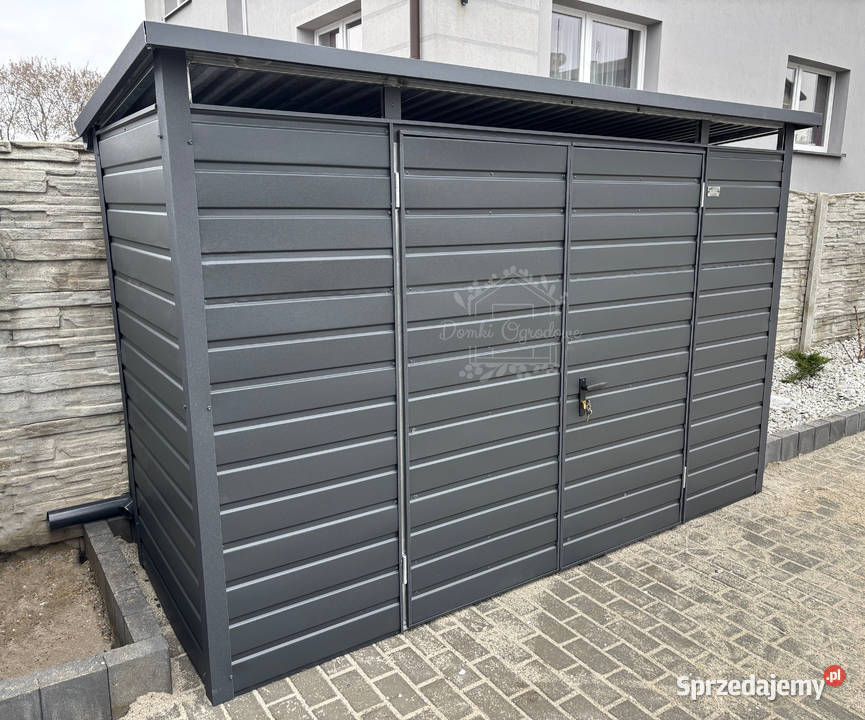 Szafa ogrodowa schowek 35x15m brama dwuskrzydłwa Miastko