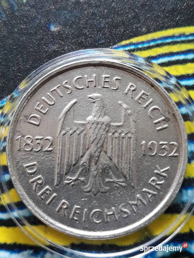 3 Marki W Goethe 1932 r Weimar men A około Konin