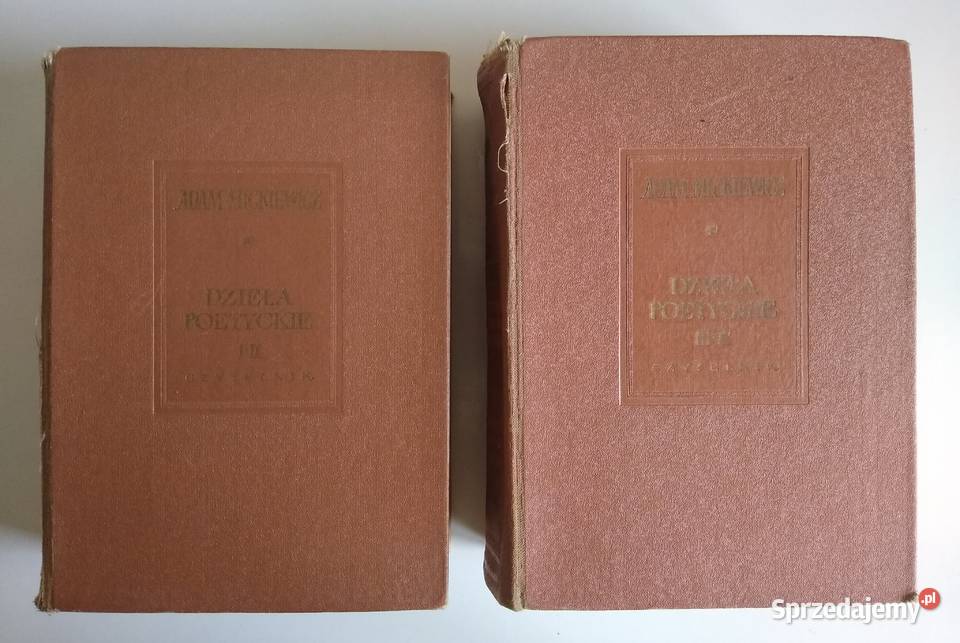 Dzieła Poetyckie tom IIV Adam Mickiewicz Gdańsk