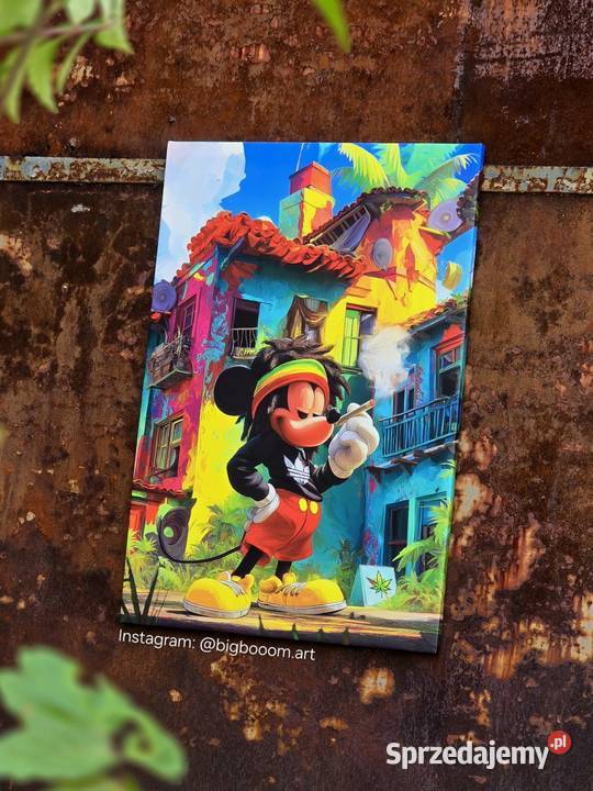 Obraz na płótnie 100x70 Mickey Mouse Ełk