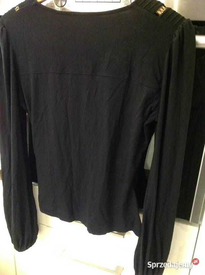 Bluzka Kopertowa Damska GUESS S Czarna NOWA Rozmiar 36(S) lubuskie Nowa Sól